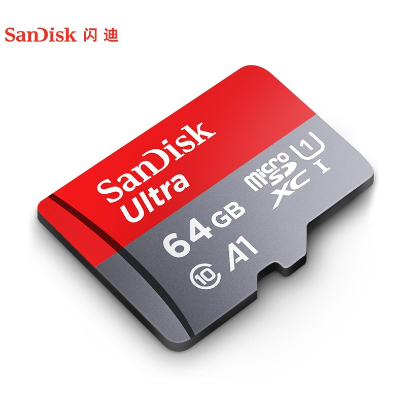 闪迪（SanDisk）64GB TF（MicroSD）存储卡的照片